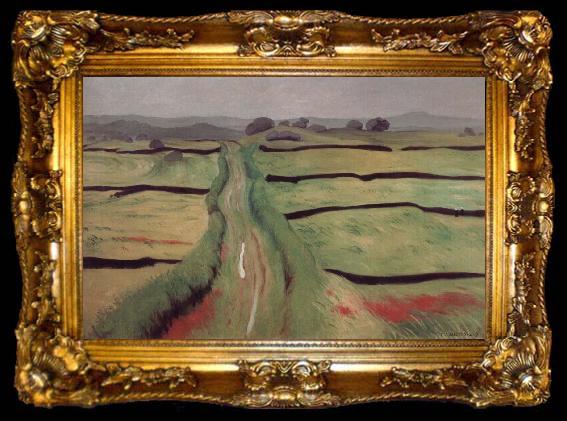 framed  Felix Vallotton Path in the Heathland, ta009-2